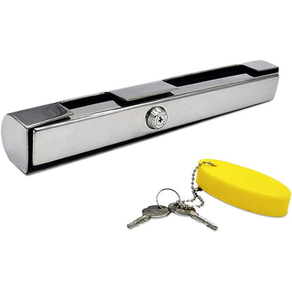 Marine City 304 Stainless Steel Portable Outboard Engine Lock with Keys – Strong