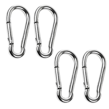 Marine City Clip Snap Hook with Ring 3-1/8"– Stainless Steel, Rust Free, Durable Marine City Hardware