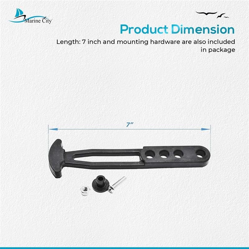 Marine City Silica Boat Strap Boarding Latch Band – 3 Adjustable Mounting Holes Marine City Hardware