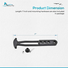 Marine City Silica Boat Strap Boarding Latch Band – 3 Adjustable Mounting Holes