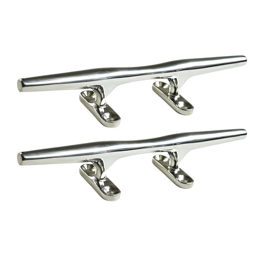 Marine City Dock Cleat – 10" 316 Stainless Steel Mooring Rope Tie Cleat (2 Pcs)