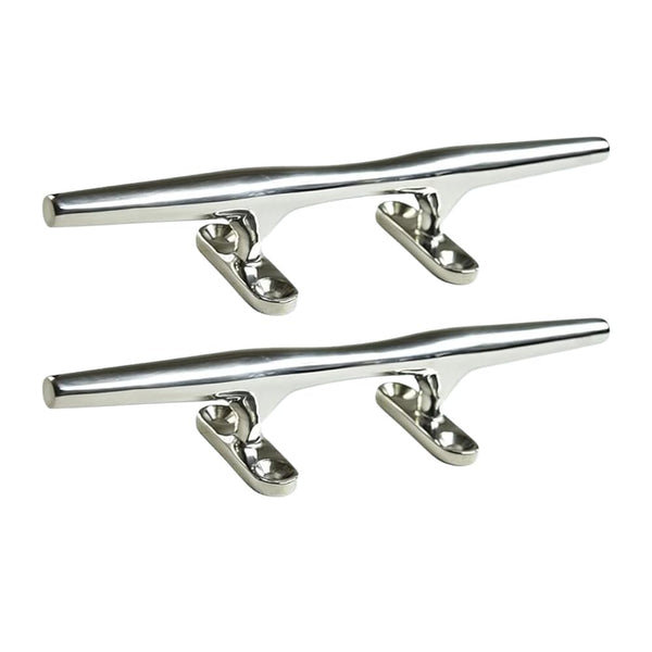 Marine City Dock Cleat – 10" 316 Stainless Steel Mooring Rope Tie Cleat (2 Pcs)
