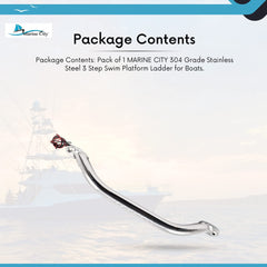 Marine City Newest Stainless Steel 9” / 12” / 16”/ 18” Grab Rail Handle with Blue 1/2 / 3 LED Lights (12” 2-LED-Lights Grab Rail Handle)