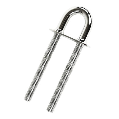 Marine City 304 Stainless Steel Stern Bow Eye Tie Down U-Bolt – 8 x 5/8 Inches Marine City Hardware