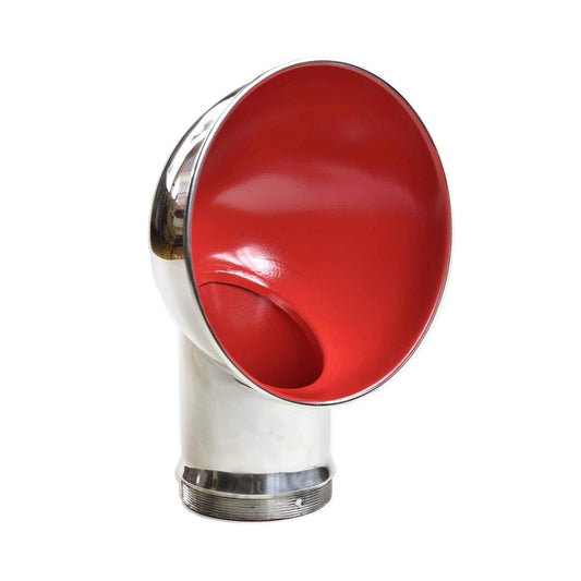 Marine City Round Red Cowl Vent – 304 Stainless Steel, 3 & 4 Inches For Boat Marine City