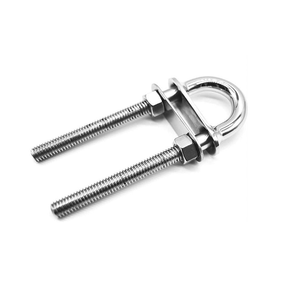 Marine City Fixed Welding Plate Bow Eye Tie Down U-Bolt – 304 Stainless Steel Marine City Hardware