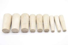 Marine City Tapones de madera blanda cónicos pasacascos para barco (juego de 9, 3 tamaños diferentes) 