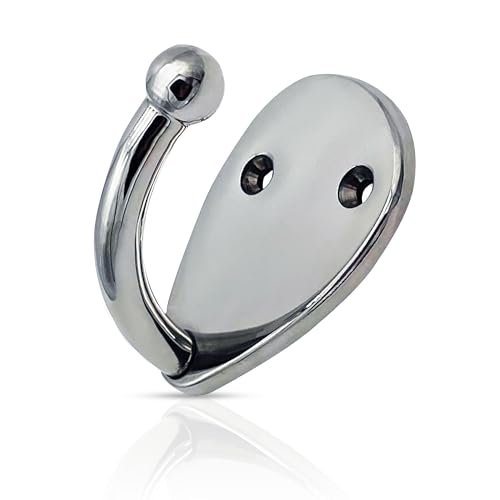 Marine City Oval Wall Hook – Stainless Steel, Corrosion-Resistant, Sleek Design