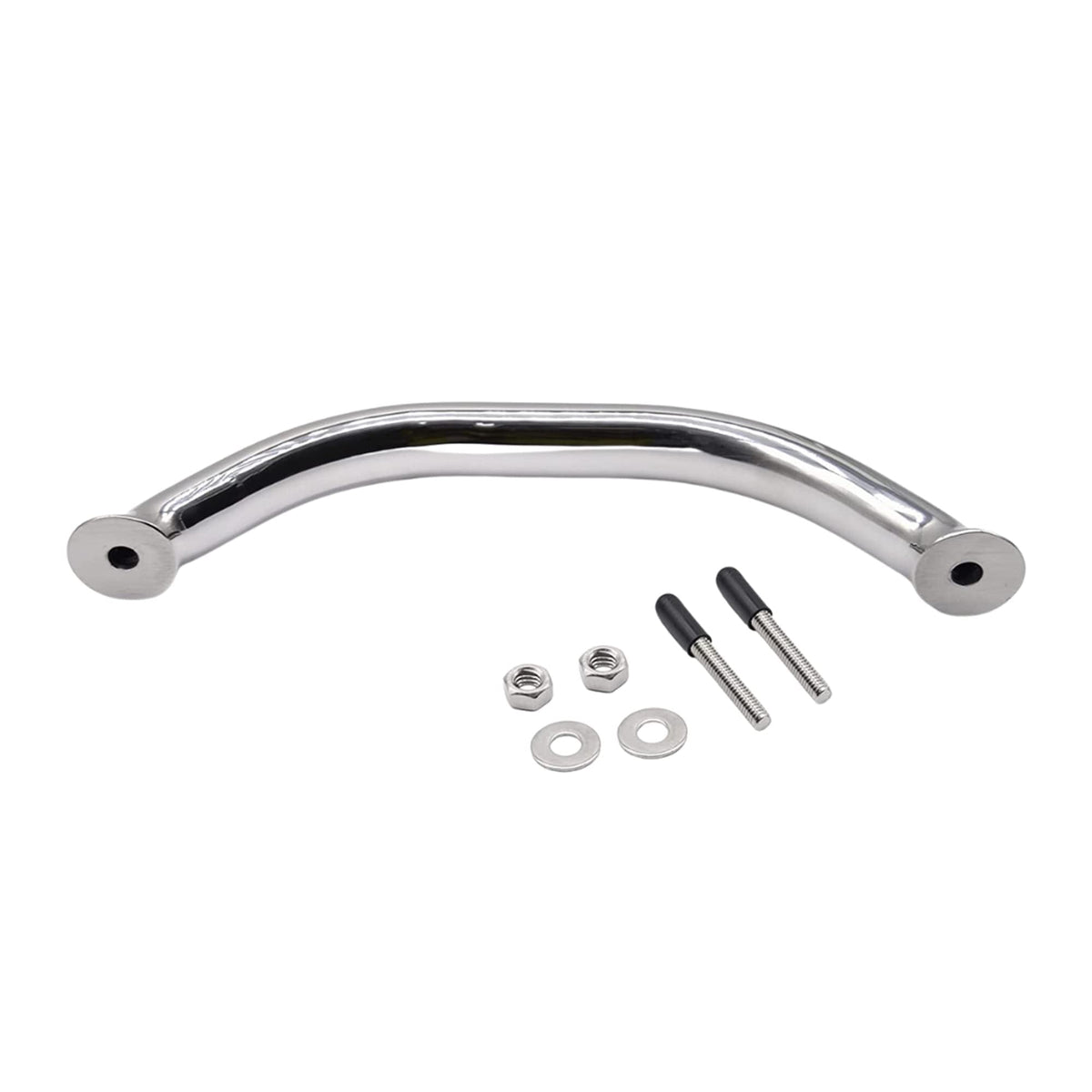 Marine City Handrail Grab Rail Handle, 9 Inch, 304 Stainless Steel, Oval Tube Marine City