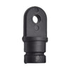 Marine City Black Nylon Bimini Top Eye End Cap - Round Inside Eye End