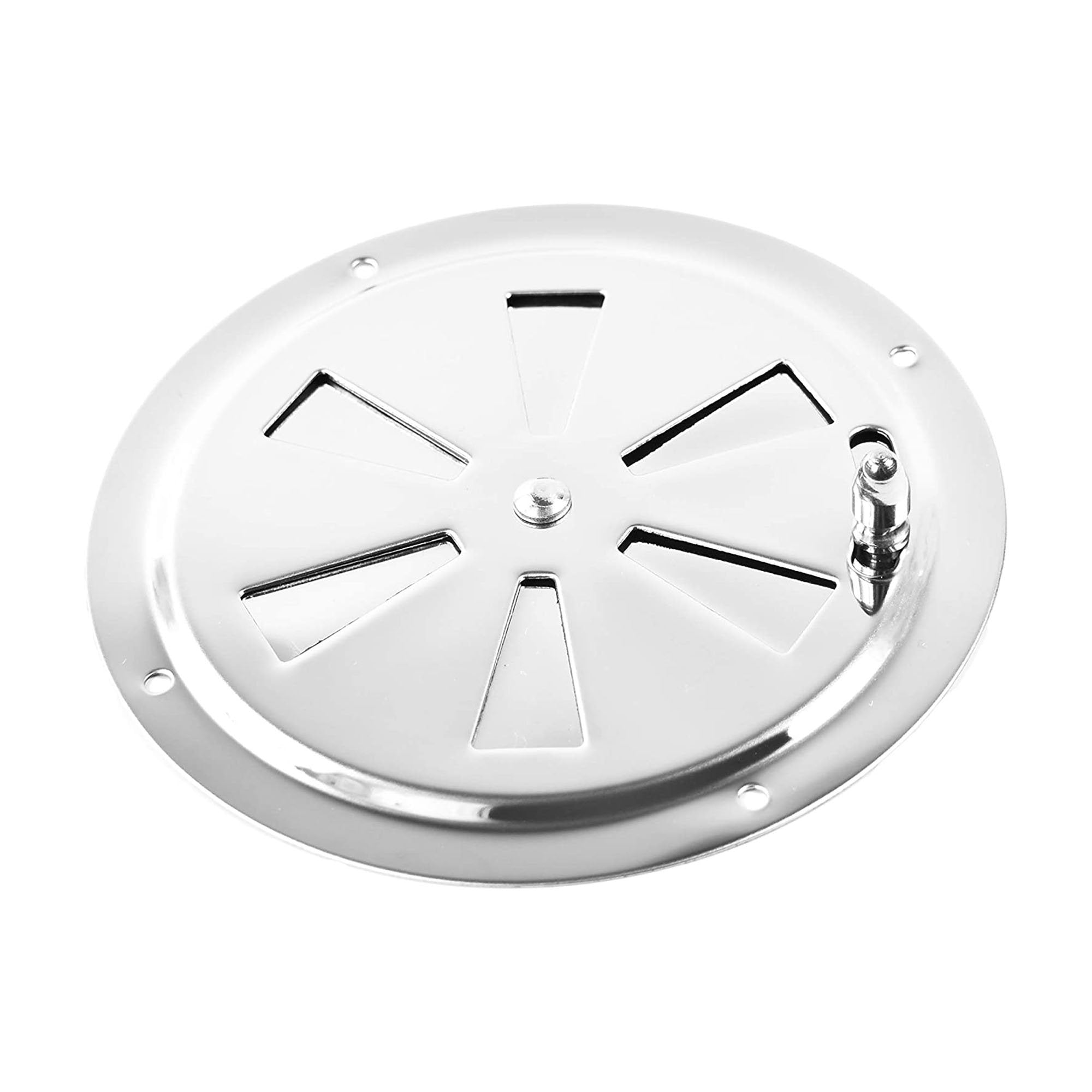 Marine City 5” Stainless Steel Round Louver Vent Cover – Butterfly Air Vent
