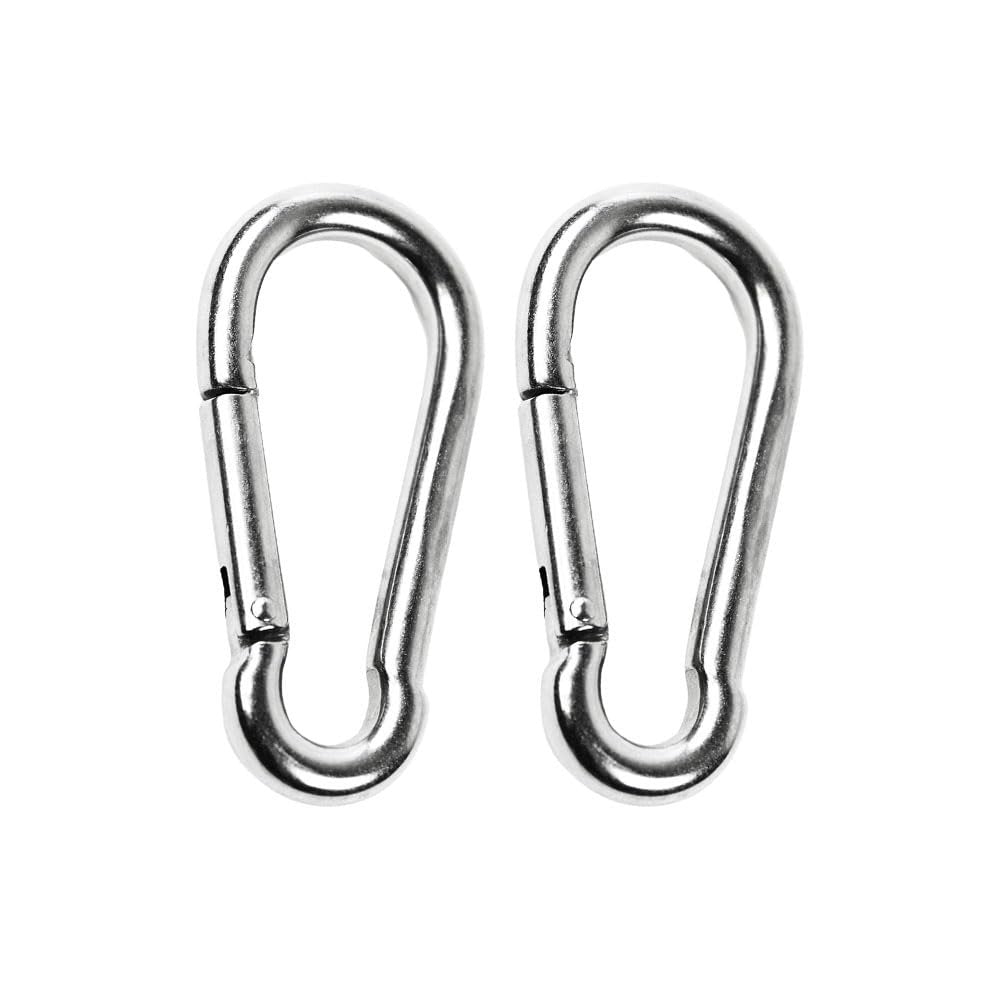 Marine City Carabiner Clip Snap Hook 2 Inches – 316 Stainless Steel, Durable MARINE CITY