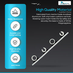 Marine City 4-Rod Reel Fishing Rod Storage Hanger Rack – Aluminum