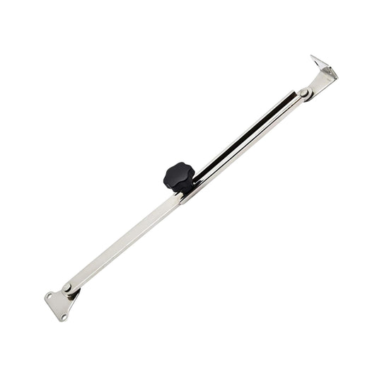 Marine City Hatch Lid Stay Support & Adjuster,  Stainless Steel, Mirror Polish Marine City Hardware
