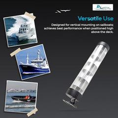 MARINE CITY Aluminum 24” Tube Radar Reflector – 40 SQ FT Reflective Area