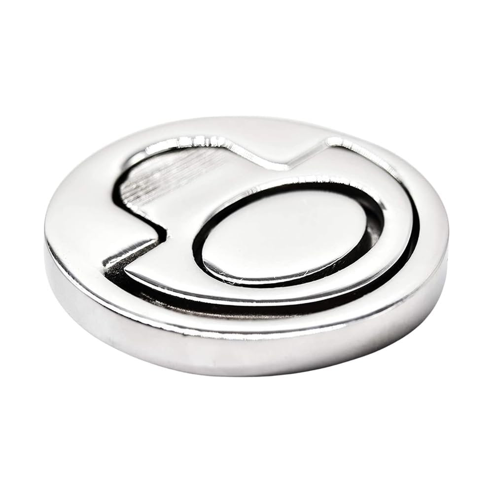 Marine City 316 Stainless Steel Round Spring-Loaded Flush Lifting Ring – 2 Inch Marine City Hardware