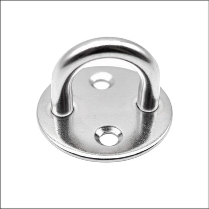 Marine City Thick Ring Round Sail Shade Pad Eye Plate – Stainless Steel (Small) Marine City
