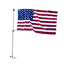 Marine City 32-Inch Rail-Mounted Flag Pole & Base Kit – 304 Stainless Steel
