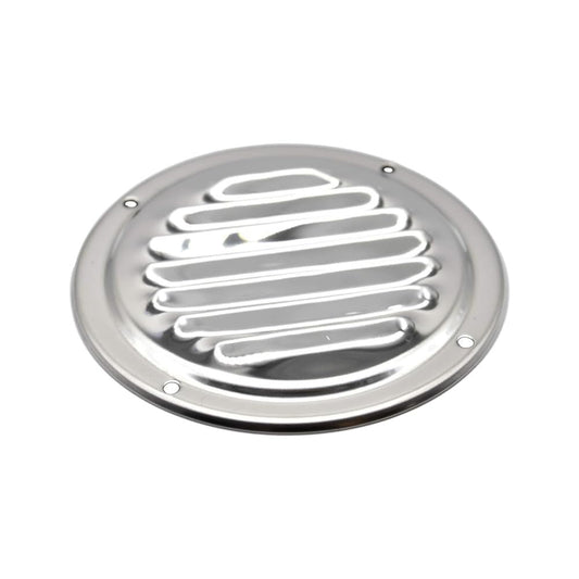 Marine City 304 Stainless Steel Round Louvered Vent – 5 Inch, Weather-Resistant Marine City