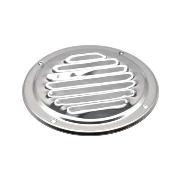 Marine City 304 Stainless Steel Round Louvered Vent – 5 Inch, Weather-Resistant