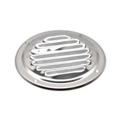 Marine City 304 Stainless Steel Round Louvered Vent – 5 Inch, Weather-Resistant
