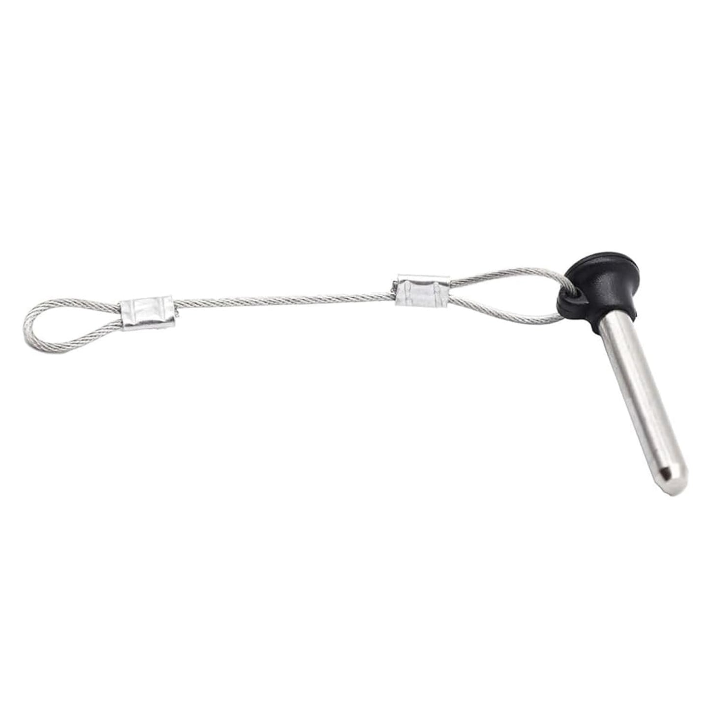 MARINE CITY Pull Pin & Lanyard with Nylon Knob – 3/16" Stainless Steel (1 Pcs) Marine City Hardware