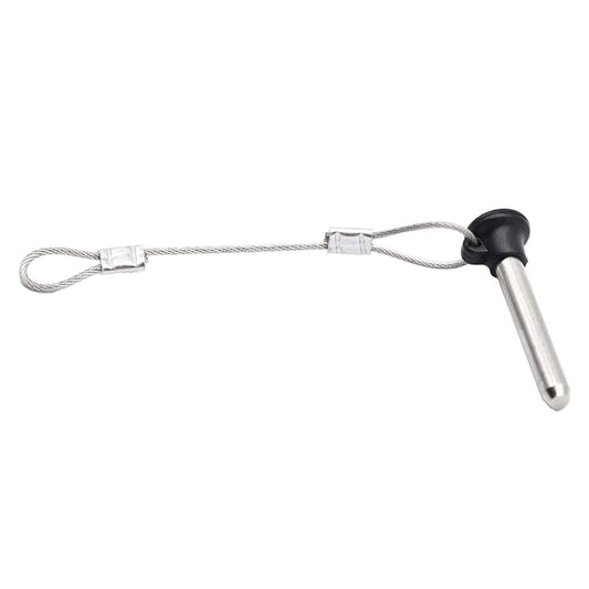 MARINE CITY Pull Pin & Lanyard with Nylon Knob – 3/16" Stainless Steel (1 Pcs) Marine City Hardware