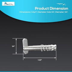 Marine City Quick Release Pin for Bimini Top – Stainless Steel, Durable (10 Pcs)