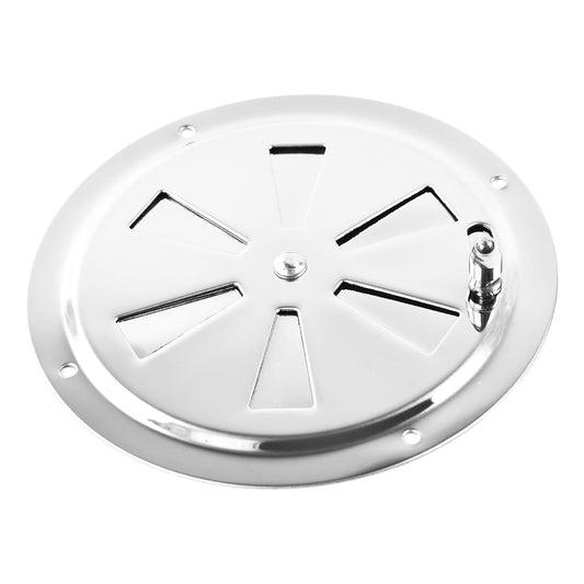 Marine City Ventilación de mariposa con perilla lateral de acero inoxidable de 4 pulgadas / 5 pulgadas (diámetro: 4 pulgadas)
