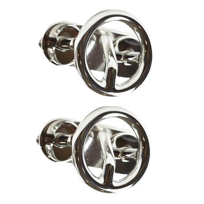 MARINE CITY Ski Tow Hook – 316 Stainless Steel, 2-1/2” Ring (Pack of 2)