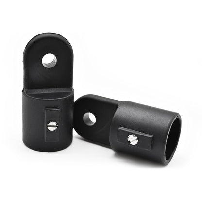 Marine City Bimini Top Boat Jaw Slides – Black Nylon Outside Eye End (2 Pcs)