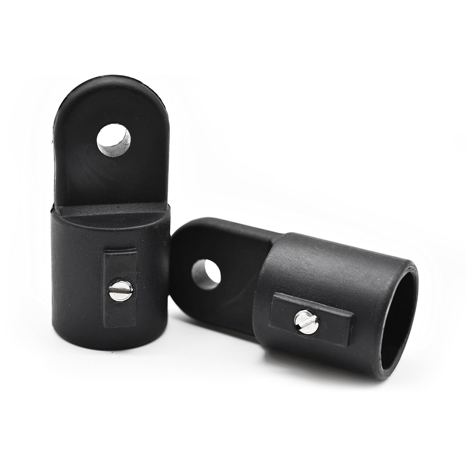 Marine City Bimini Top Boat Jaw Slides – Black Nylon Outside Eye End (2 Pcs)