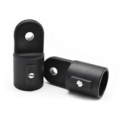 Marine City Bimini Top Boat Jaw Slides – Black Nylon Outside Eye End (2 Pcs)