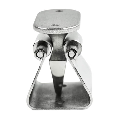 Marine City Tope de puerta de acero inoxidable y soporte para barco, RV (altura: 1-5/8") (M)