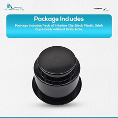 Marine City Plastic Drink Cup Holder Without Drain Hole – 3.5