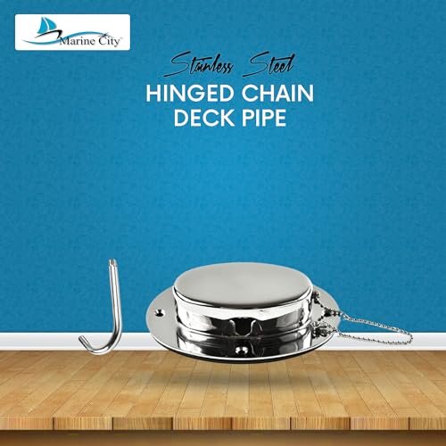Marine City Stainless Steel Hinged Chain Deck Pipe – Durable, Easy Install Marine City