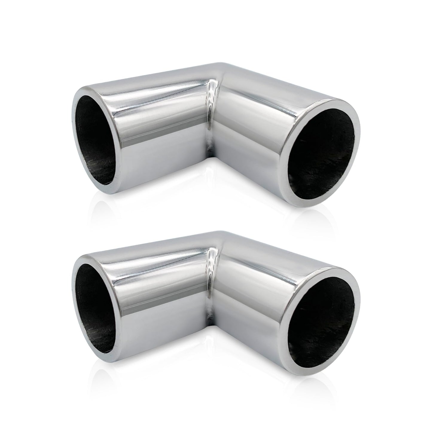 Marine City 90° Elbow Two-Way Connector – 304 Stainless Steel (Pack of 2) MARINE CITY