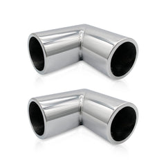 Marine City 90° Elbow Two-Way Connector – 304 Stainless Steel (Pack of 2)