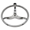 MARINE CITY 316 Stainless-Steel 13-1/2 Inches Sport Steering Wheel for Boat