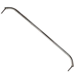 Marine City 30” Stainless Steel Oval Tube Boat Handrail with Flange & Studs