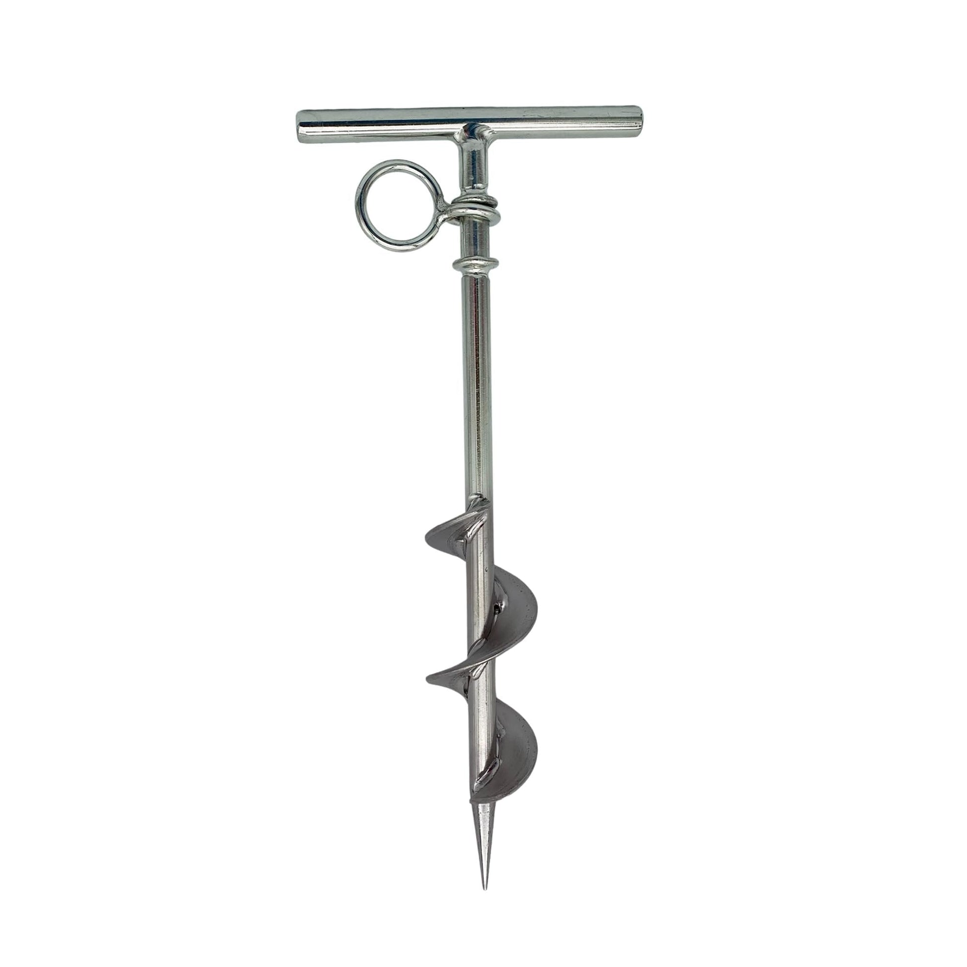 Marine City Spiral Ground Anchor with O-Ring – 304 Stainless Steel, Durable Marine City