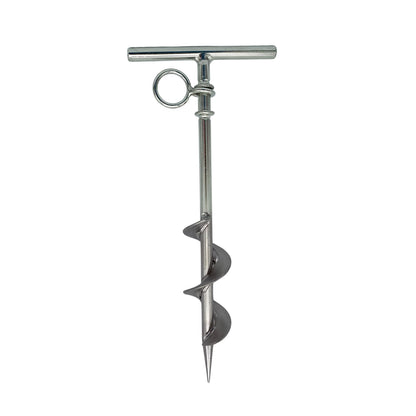 Marine City Spiral Ground Anchor with O-Ring – 304 Stainless Steel, Durable Marine City