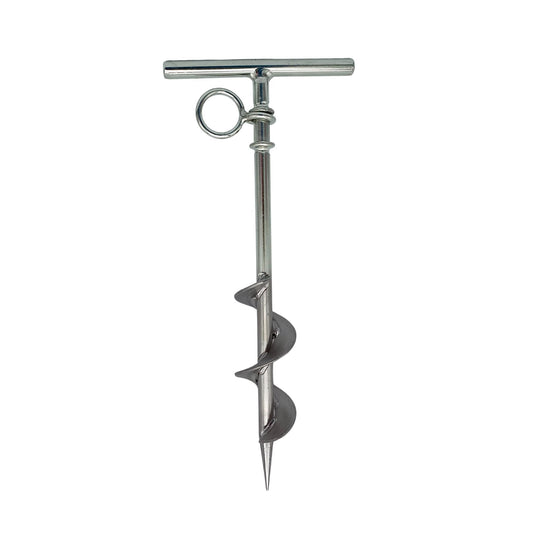 Marine City Spiral Ground Anchor with O-Ring – 304 Stainless Steel, Durable Marine City