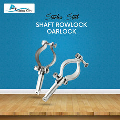 Marine City Abrazadera de acero inoxidable en Rowlocks/Oarlocks de 1-5/8 pulgadas (2 por paquete) 
