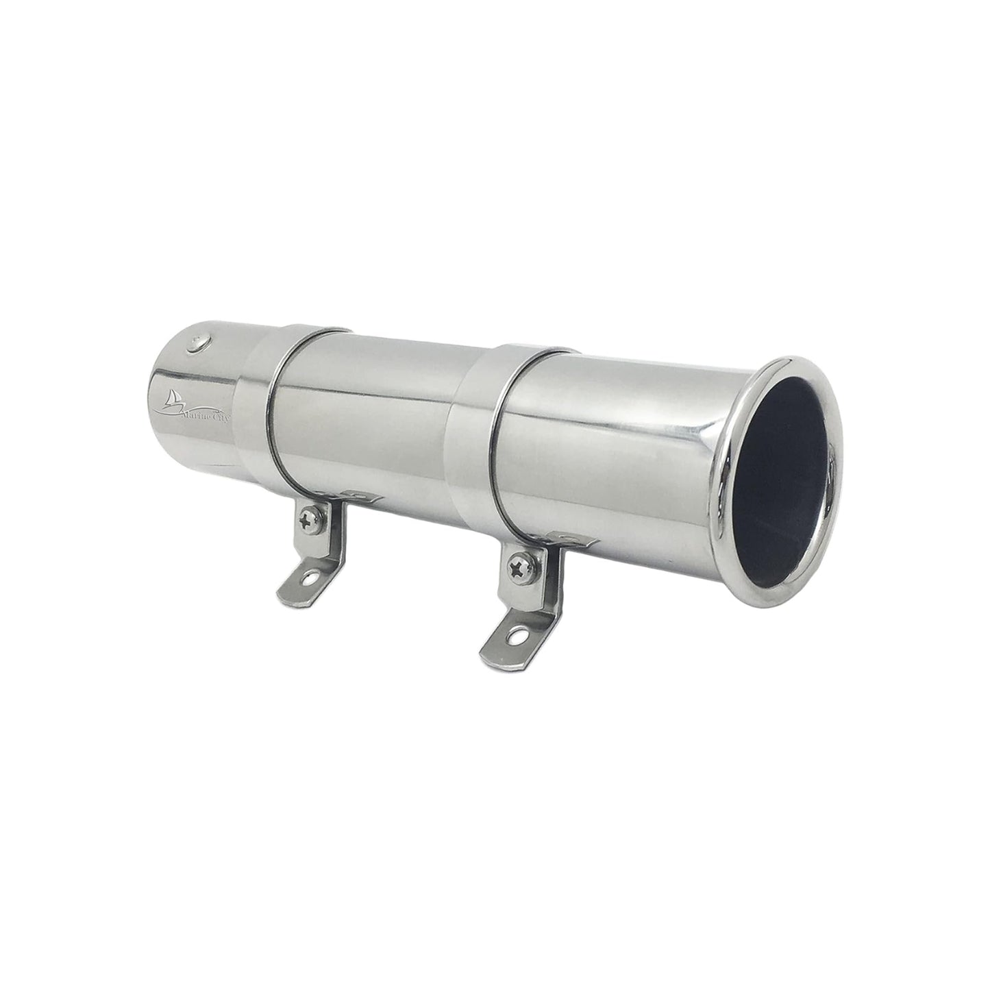 Marine City Adjustable Fishing Rod Holder Stainless Steel Clamp & Fixing Ring