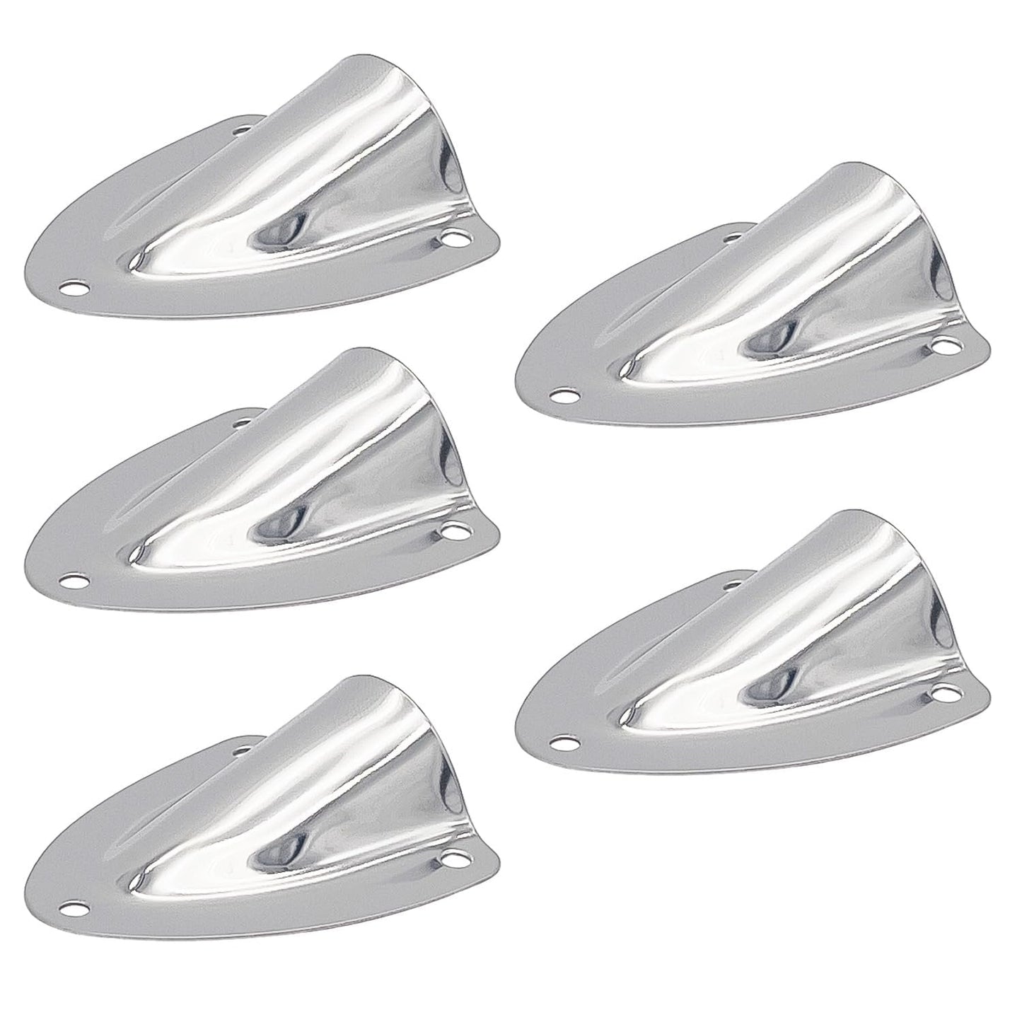 Marine City Midget Clamshell Vent Wire Cable Cover – 304 Stainless Steel Marine City Hardware