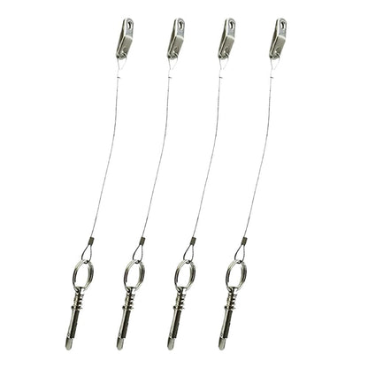 Marine City 316 Stainless Steel Quick Release Pin with Drop Cam & Spring Marine City Hardware