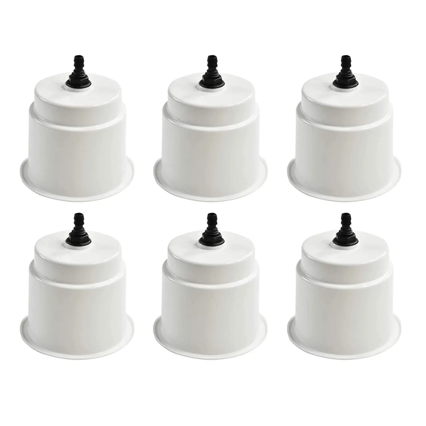 Marine City White Closeable Plastic Cup Holder with Drain – Fits 30 oz Marine City Hardware