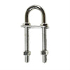 Marine City Stern Stock Bow Eye U-Bolt – 3/8” Stainless Steel, 4-1/2” Length