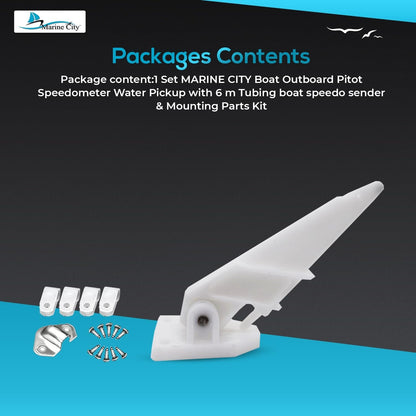 Marine City Universal Speedometer Kick-Up Pitot Tube – Automatic Kick-Up MARINE CITY